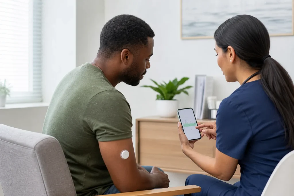 Continuous Glucose Monitor Watch Eligibility Check